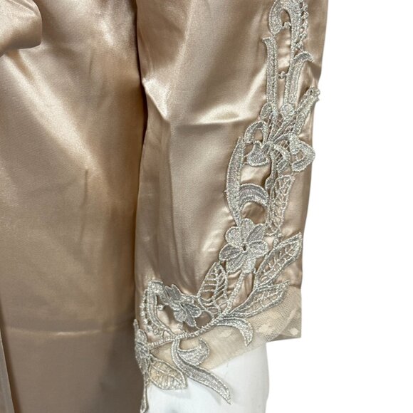 Flora By Flora Nikrooz Stella Venise Satin Robe - Picture 3 of 5